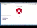 Building sample Single page app using angular CLI