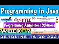 Programming in Java NPTEL Week 7 Programming Assignment 7 Solution July2021