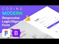 Bootstrap 5 Tutorial - Modern Responsive Form HTML CSS JavaScript in 2022