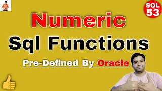 SQL Numeric Functions with examples