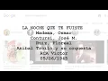 Anibal Troilo Pichuco Intimo LA NOCHE QUE TE FUISTE