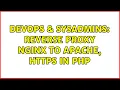 DevOps SysAdmins Reverse proxy nginx to apache https in php
