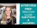 Interview Prep How to Prepare for Behavior-Based Interview Questions