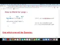 for loop with example in detail internally work for loop in javascript in Hindi Lecture - 29