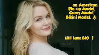 top plus size curvy model lilli luxe bio quick facts age height weight body measurements 