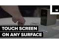 Projector transforms any surface into interactive display