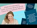 EASY Journal Cards for Custom Quotes Bible Verse Thoughts More quickly add to Albums - MIIM Eps5