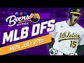 Happy Hour 6 Great MLB DFS on