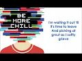 Michael In The Bathroom - BE MORE CHILL (LYRICS)