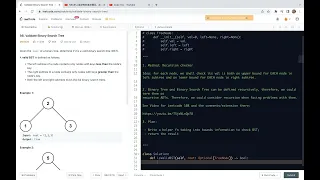Leetcode 98 Validate Binary Search Tree - classic practice of recursion