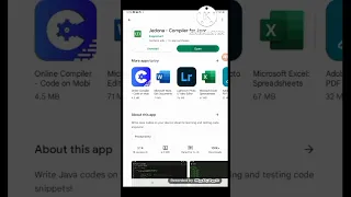 java coding on mobile jedona java compiler please like and subscribe