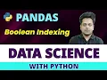 Boolean Indexing Pandas Data Analysis With Python