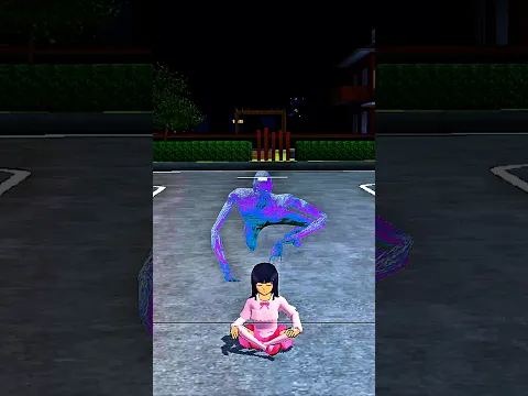 Mio Possessed by the Demon Sakura, Guardian of the Road #sakuraschoolsimulator #shorts #viral