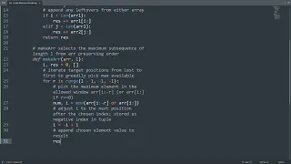 Leetcode 321 Create Maximum Number in Python Python Leetcode Python Coding Tutorial ASMR