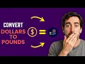 How To Convert Dollars To British Pounds Online Quickly