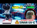 BAKTERI JAHAT vs SINAR UV Polytron | UVC Light vs Microbes Microscope Zoom 1000X