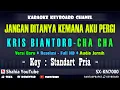 Download Lagu JANGAN DITANYA KEMANA AKU PERGI KARAOKE NADA PRIA - versi cha cha rumba melayu