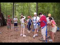 George Washington University Executive MBA Outdoor Orientation Ropes Course at Homestead