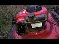 Start a lawn mower that has been sitting over the winter with gas in it