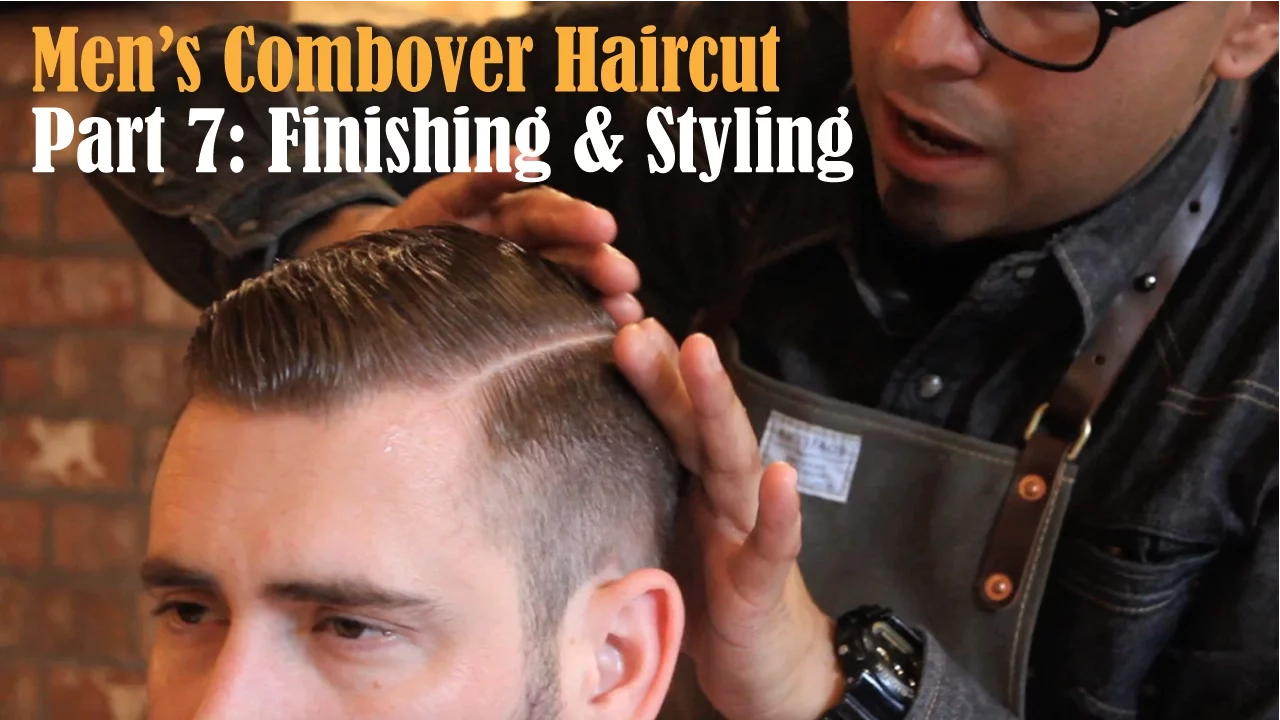 Men's Comb Over Haircut - Finishing Touches Part 7