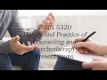 COUN 5320 Theory and Practice of Counseling and Psychotherapy Chapter 6