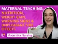 Gain Warning Signs Unpleasant Side Effects - Maternity Nursing LevelUpRN