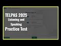 TELPAS Listening and Speaking Practice Test 2025