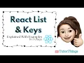 React Lists Keys Explained in Telugu Rendering Lists in React React JS Tutorial