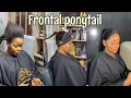 HOW TO INSTALL A FRONTAL PONYTAIL BEGINNER FRIENDLY