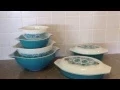 My Vintage Pyrex Collection - Horizon Blue 1970-1972 Cindy