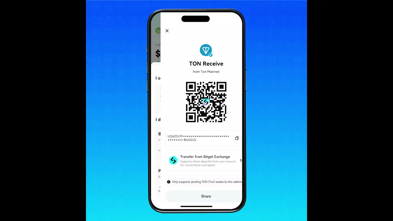 Create a TON Wallet with Bitget Wallet!