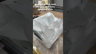 Fiberglass work in the engine rooms! Have you seen this huge round hole? 🫣