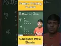 Pattern Printing in Java