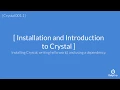 001 1 Installation and Introduction to Crystal