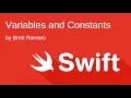 Variables and Constants in Swift