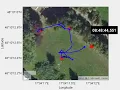 Swarm algorithm test - test 1 visualization