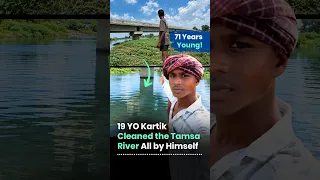 19-Year-Old Cleans River Alone | Removes 1,000+ Kg Waste thumbnail