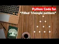 Learn Python in Tamil How to print Filled Triangle GURUKULA TAMIL