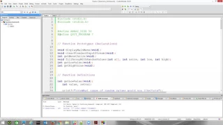 function prototypes