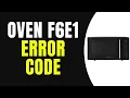 Whirlpool Oven F6E1 Error Code - What It Means and How to Fix It Full Guide