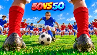50 Aanvallers vs 50 Verdedigers