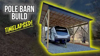 Pole Barn Build Timelapsed