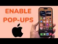 How To Enable Pop Ups on iPhone