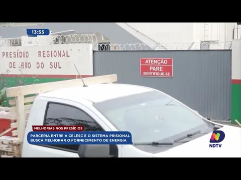 Parceria entre a Celesc e o sistema prisional busca melhorar o fornecimento de energia
