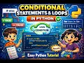 Conditional Statements Loops in Python Class 8 Complete Guide Easy Clear