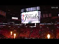 NBA Finals 2026 San Antonio Spurs Game 1 Starting Lineup Intro