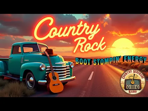 Best Country Rock Playlist • 1 Hour of Country Rock Classics | Country Serenade Radio