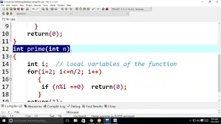 7 Function Prototype
