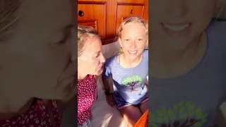 I taught an 11 year old how to sew today while sailing in the BVI! #diy #sewing #sailing #sewclothes