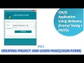 how to create login form in java using netbeans crud application in java using netbeans